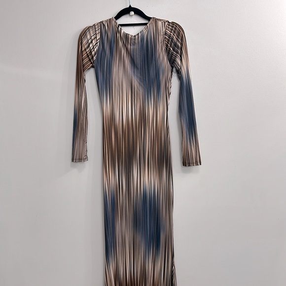 Fashion nova Trying To Impress Maxi Dress - Brown/combo - Picture 6 of 8